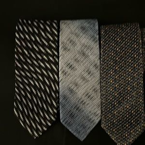 Handmade Pleated Silk Ties